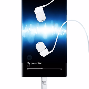 Kõrvaklapid 3mk Wired Kõrvaklapid USB-C valge