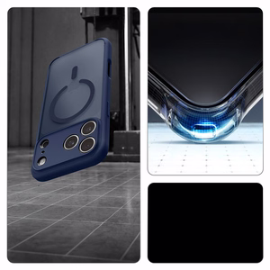 Spigen Ultra Hybrid MagSafe ümbris iPhone 18 Pro / 17 Pro jaoks, tumesinine