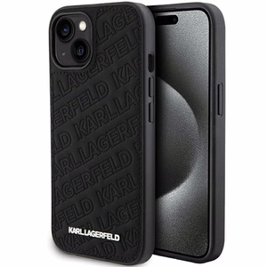KARL LAGERFELD ümbris jaoks IPHONE 15 KLHCP15SPQKPMK (Quilted Pattern) must