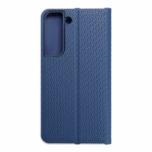 Чехол-книжка для Samsung S22 Luna Book Carbon синий