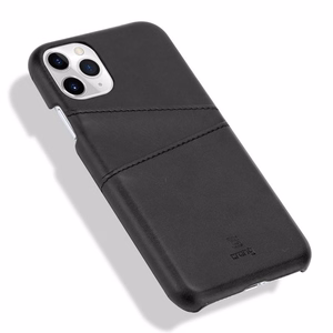 Crong Neat Cover ümbris seadmele iPhone 11 Pro, kaarditaskutega, must