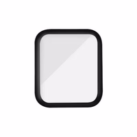 PanzerGlass Curved Karastatud klaas jaoks Apple Watch 7 45mm - Must