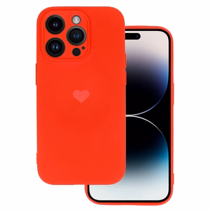 Vennus Silicone Heart Ümbris jaoks Iphone 13 Pro design 1 punane