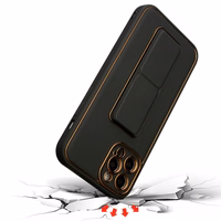 Uus Kickstand ümbris iPhone 12 Pro jaoks koos statiiviga lilla värviga