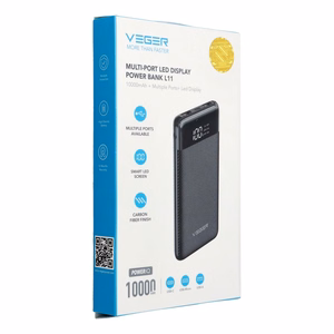 Powerbank Veger L11 (W1087) 10000 mAh must