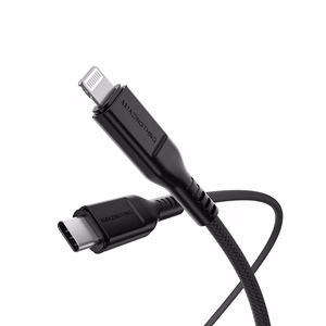 Amazing Thing Cable Tough Pro CLC120MTOBK - Type C to Lightning - PD 30W 3,2A 1,2 metres black