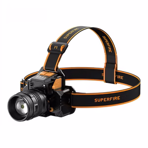 Superfire HL58 headlamp taskulamp, 350 lm, USB, 3 modes, 200m