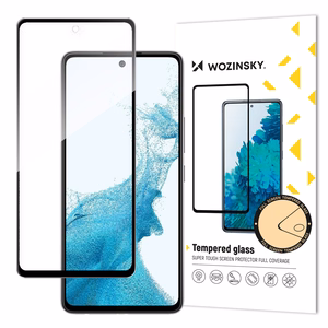 Wozinsky Super Tough Full Glue karastatud klaasist täisekraan raamiga ümbris Samsung Galaxy A53 5G Must