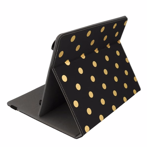 Wonder Canvas Tablet Ümbris 13 inches kuldne polka-dot