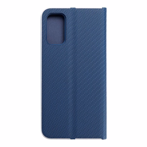 Flip чехол для Xiaomi Redmi NOTE 10 5G / Poco M3 PRO / Poco M3 PRO 5G Luna Book Carbon синий
