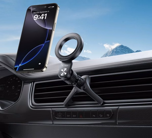 Tech-Protect N53 Car Air Vent Hoidja koos MagSafe Rings - must