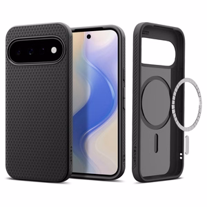 Spigen Liquid Air Mag MagSafe ümbris mudelile Google Pixel 11, mattmust