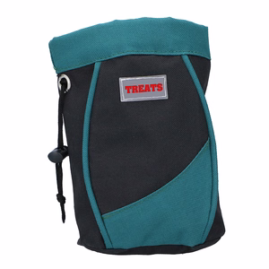 Foldable pet treat pouch, Blue