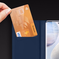 Dux Ducis Skin Pro raamaturiiuli tüüpi korpus Vivo X60 jaoks must