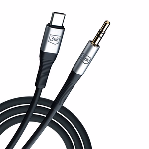 Audio kaabel 3mk USB-C to 3,5mm 1.0m must