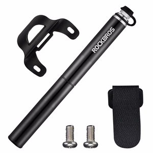 Rockbros JG-PB-004 kerge manomeetriga jalgrattapump – värv: must