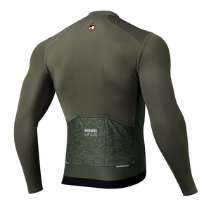 Rockbros 15220003004 ROAD TO SKY men's cycling jersey long sleeve L - green