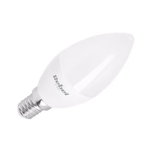 Rebel candle-shaped E14 LED bulb, 5 W, 3000 K, 230 V