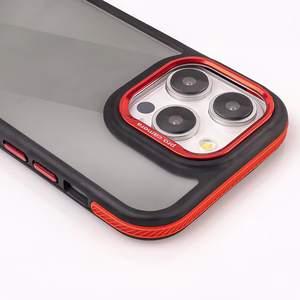 Crystal Black case for Xiaomi Redmi Note 14 5G (Global) red