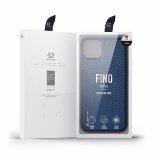 Dux Ducis Fino ümbris iPhone 14 Plus sinisest nailonist
