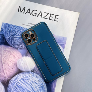 Uus Kickstand ümbris iPhone 13 Pro jaoks koos statiiviga sinine