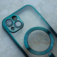 Color Chrome Mag ümbris for Samsung Galaxy A17 4G / A17 5G roheline