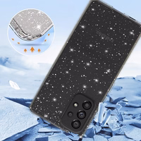 Crystal Glitter Ümbris jaoks Samsung Galaxy A33 5G Hõbedane