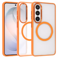 Liavec Soft Ümbris Metal Frame for Samsung Galaxy S26 Plus oranž