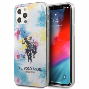 US Polo USHCP12MPCUSML Tie & Dye Collection ümbris seadmele iPhone 12 / 12 Pro 6.1", mitmevärviline