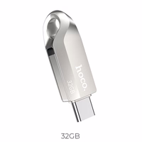 Pendrive 32GB USB 3.0 (USB A + USB C) Hoco UD8 nickel