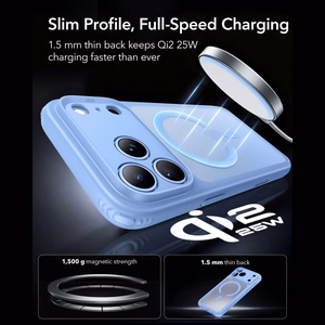 ESR Classic Hybrid MagSafe ümbris mudelitele iPhone 18 Pro / 17 Pro, helesinine