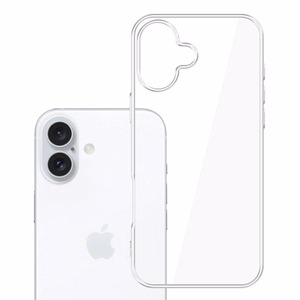 3mk Clear Ümbris Eco jaoks Apple iPhone 16 plus - läbipaistev