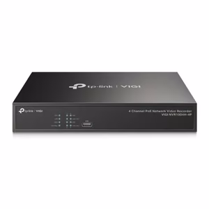 TP-Link Vigi 4-kanaline PoE+ võrgu videosalvesti NVR1004H-4P