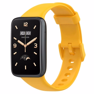 СИЛИКОНОВЫЙ РЕМЕШОК MI BAND 7 PRO/ M7 PRO (9). ЖЕЛТЫЙ