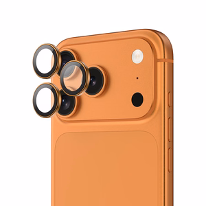 Benks Tempered glass DR Sapphire Lens Protector on camera jaoks Iphone 17 Pro/17 Pro Max (lens 3 pieces) oranž