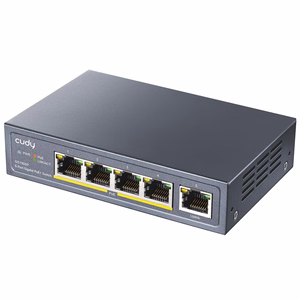Cudy GS1005P коммутатор Gigabit Ethernet 10/100/1000 PoE серый
