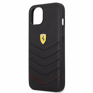 Ferrari FEHCP13SRQUK iPhone 13 mini 5.4" чёрный/чёрный жёсткий чехол Off Track Quilted