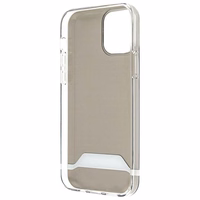 AMG Electroplate must&valge Ümbris jaoks iPhone 12 / 12 Pro - läbipaistev