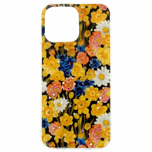 Glow Glam ümbris jaoks Xiaomi Redmi 15 4G EU / 15 5G EU (171,08 x 82,05 x 8,55) oranž