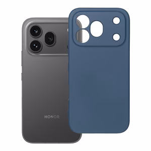 Чехол для Honor 600 PRO силиконовый синий