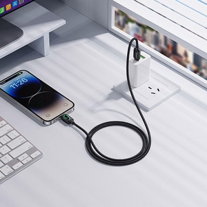 Kaabel koos LCD USB C to Lightning Hoco PD 30W 1,2 m U146 must