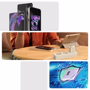 A6MaxL 20W USB-A USB-C Wall Laadija koos 1m USB-C - Lightning Kaabel - valge