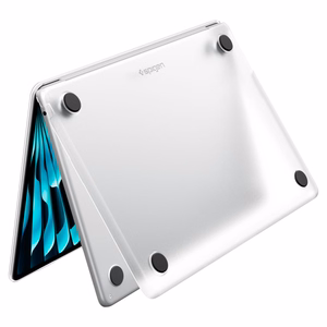 Spigen AirSkin ümbris MacBook Air 13" 2023 / 2024 / 2025 / 2026 jaoks – läbipaistev
