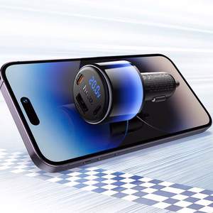 Autolaadija Hoco Z69B, USB-A + 2 × USB-C, PD QC3.0, 57 W, must