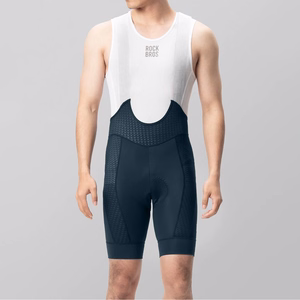 Rockbros YDDK009 Men's Cycling Bib Shorts with Pad Size L - Dark Blue