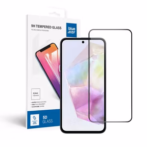 Karastatud klaas to Samsung Galaxy A35 5G (full glue / Ümbris friendly) sinine Star 5D must