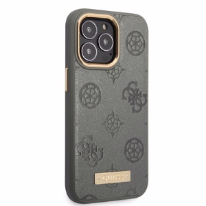 Guess GUHMP13XSAPSTG iPhone 13 Pro Max 6.7" hall/hall hardcase Peony Logo Plate MagSafe
