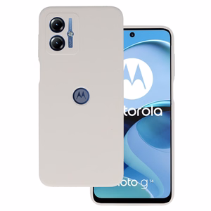 Silicone Lite Ümbris jaoks Motorola Moto G14 titanium
