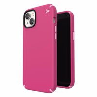 Speck Presidio2 Pro - Antibacterial iPhone 15 Plus / 14 Plus ümbris (Digitalpink / Blossompink / valge)