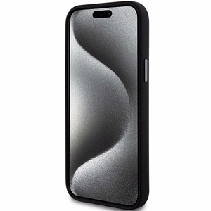 DKNY Liquid Silicone Metal Logo ümbris jaoks iPhone 15 Plus / 14 Plus - must